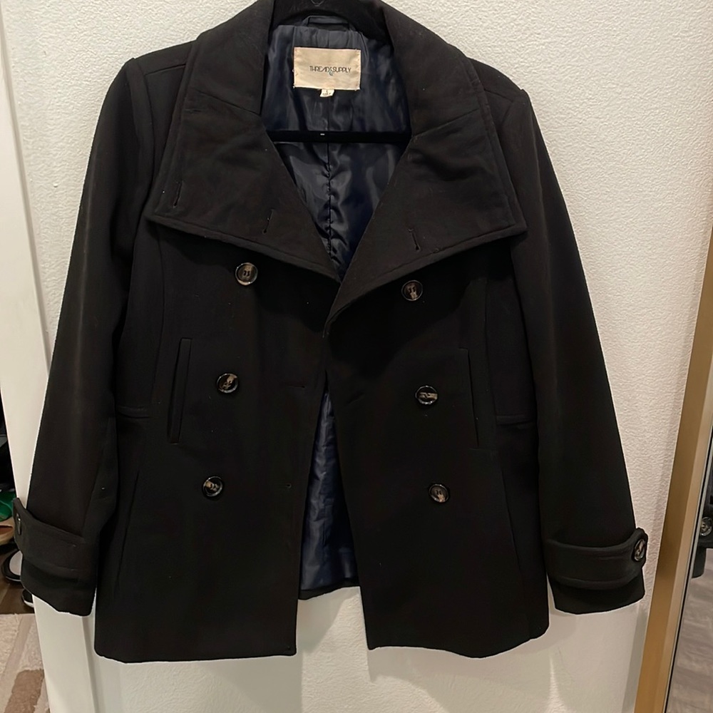 Black Pea Coat